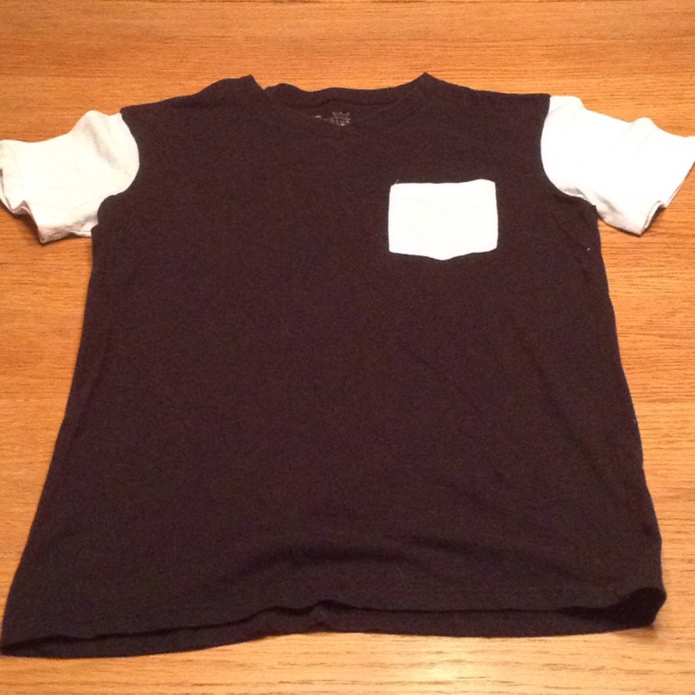 Blue Crown Black Short Sleeve Tee-Small
